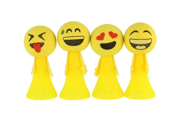 Vrolijke springbal smiley