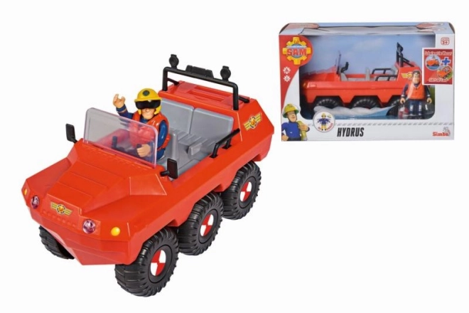 Brandweerman Sam Auto Hydrus met figuur