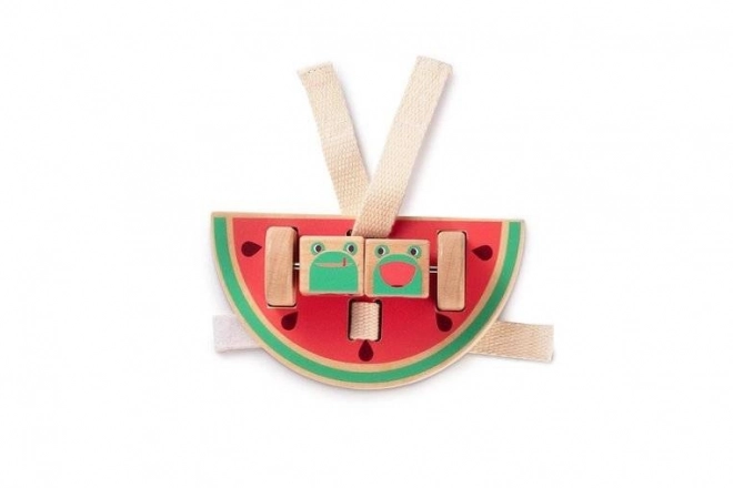 Lilliputiens - Houten hangende speeltjes Neushoorn Marius vanaf 9 maanden