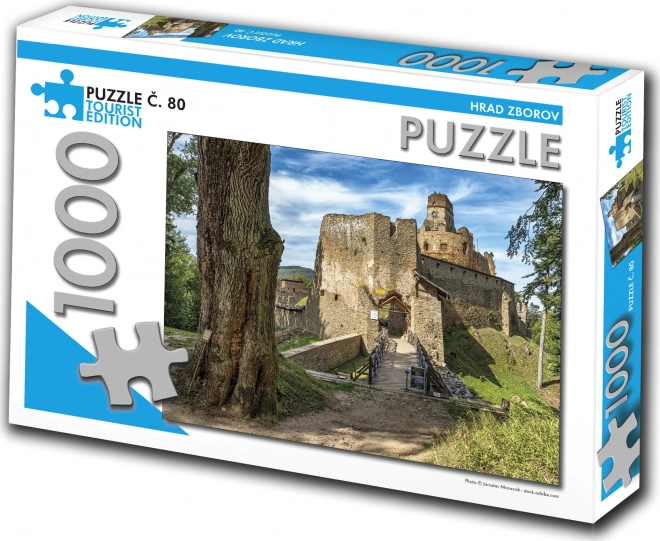 Toeristische Editie puzzel Kasteel Zborov 1000 stukjes