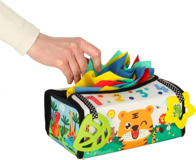 Sensorisch Montessori-speelgoed met zakdoeken en mat 2in1