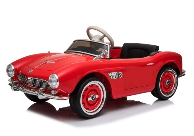 Accu auto BMW Retro rood