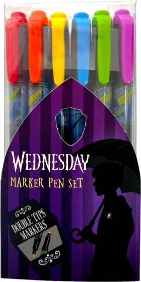 Set markeerstiften Wednesday – 5 kleuren