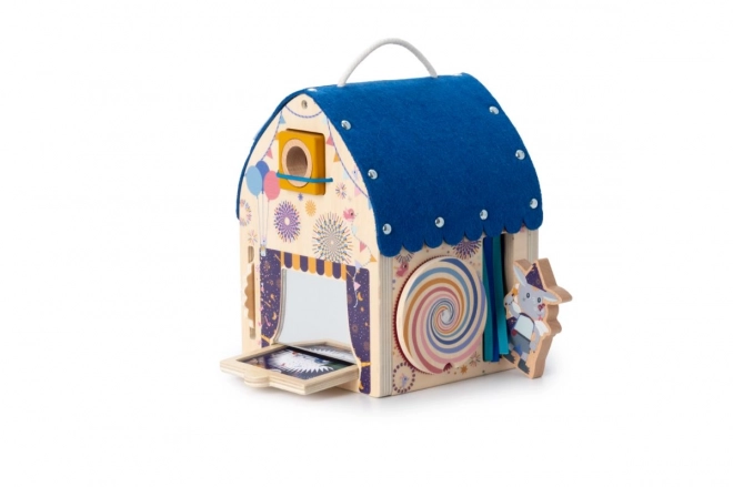 Lilliputiens - houten huisje vol optische illusies