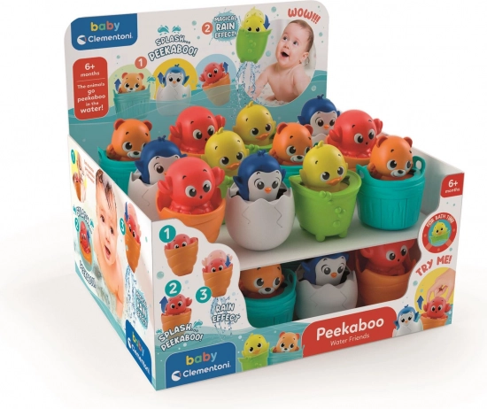 Baby Clementoni Peekaboo water-vriendjes – verstop-eendje
