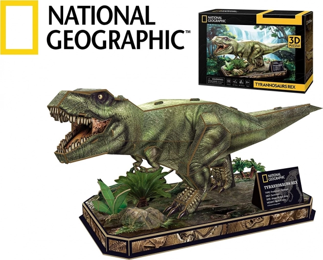 Puzzel 3D National Geographic - T-Rex