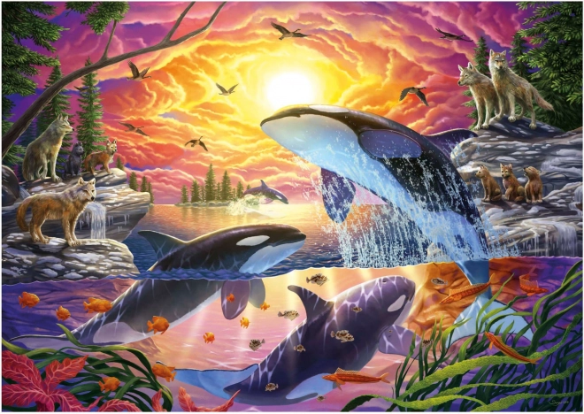Puzzel Orka’s en Wolven 4000 stukjes