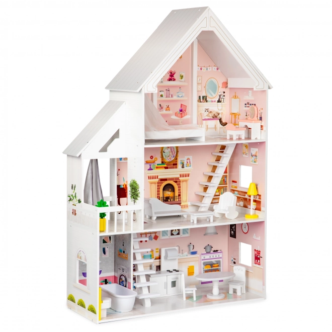 Houten poppenhuis XXL Powder Residence ECOTOYS
