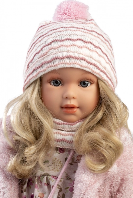 Realistische pop Lucia met zacht lichaam 40 cm