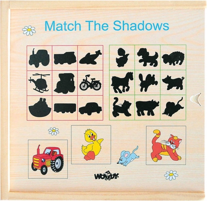 Puzzel vind de schaduw