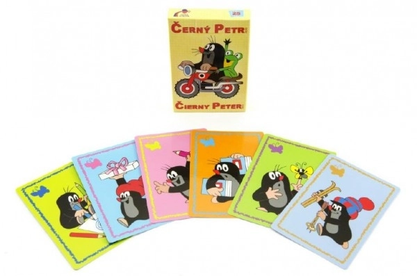 Zwarte Piet Krtek gezelschapsspel - kaarten in doosje 6x9cm