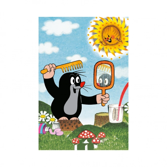 Minipuzzel met Krteček 54 stukjes