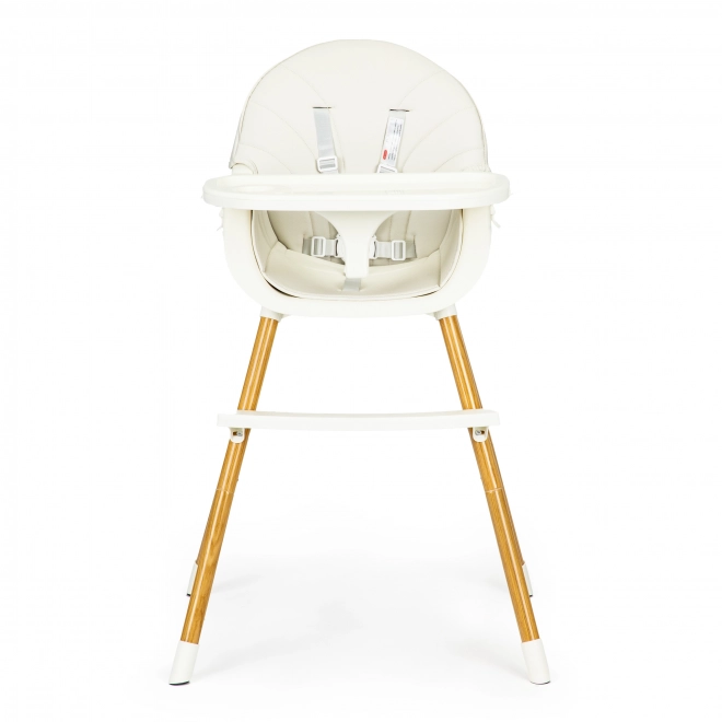 ECOTOYS Eetstoel 2-in-1 Beige