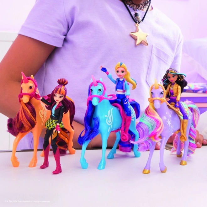 Unicorn academie figuren 11 cm Isabel en Rivier