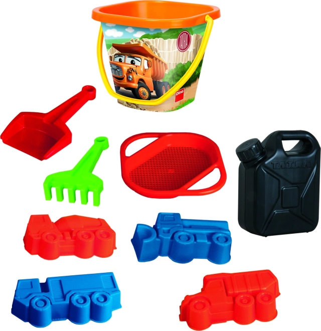 DINO TATRA zandset in jerrycan – 9 delen