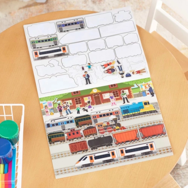 Melissa & Doug - herbruikbare stickers Voertuigen