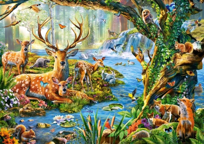Puzzel Leven in het Bos 500 stukjes