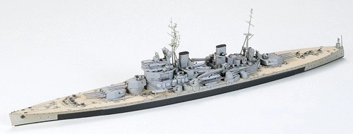 Plastic model van het Britse slagschip King George V