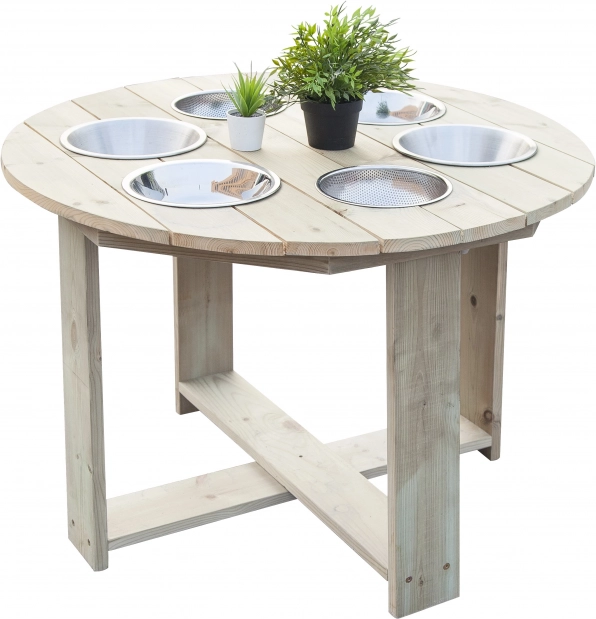 Educatieve tuintafel 6-in-1 CLASSIC WORLD voor sensueel spel met zand, water en steentjes