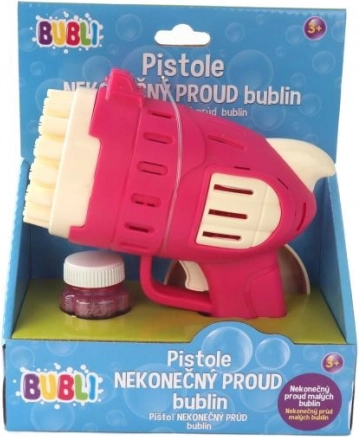Bubli Pistol Roze Oneindige Stroom Bellen