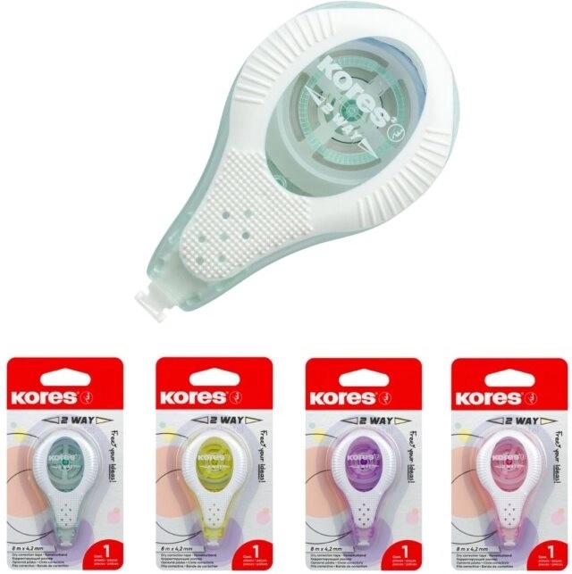 KORES Correctiestoestel 2 Way Pastel 4,2mm 1st (mix)