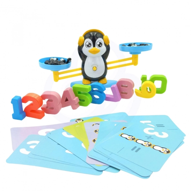 Woopie balansweegschaal met pinguïns voor het leren tellen