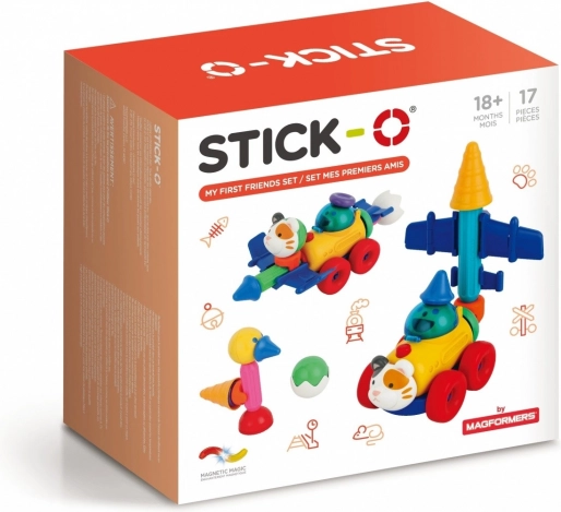 Magnetische bouwset Stick-O Mijn eerste vrienden set