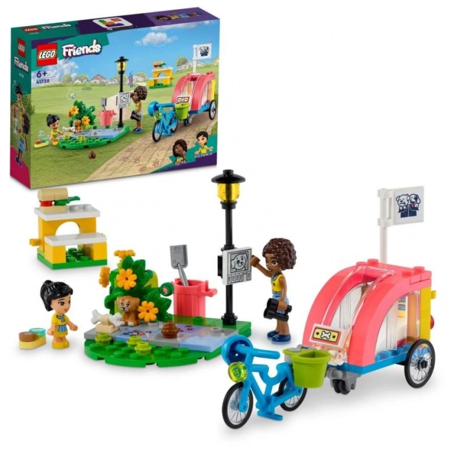 Lego Friends reddingsfiets voor hondjes