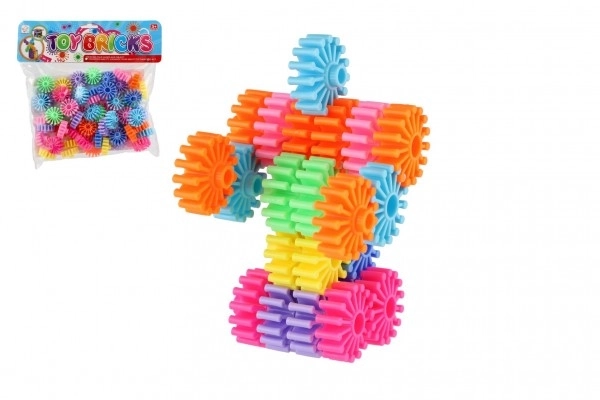 Kleurrijke bouwset Tandwielen – 60 stuks