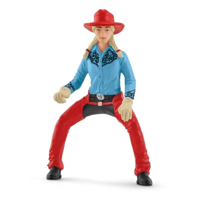 Gedetailleerde cowgirl-figuur