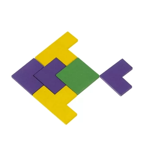Houten puzzel/tetris Kruzzel 22667