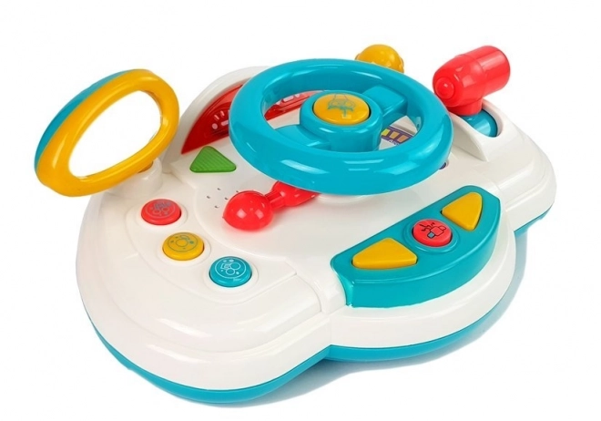 Interactief geluidssignaal licht voor kinderauto stuurwiel