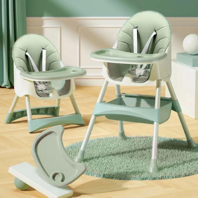 2-in-1 Kinderstoel met 5-puntsgordels ECOTOYS Azura