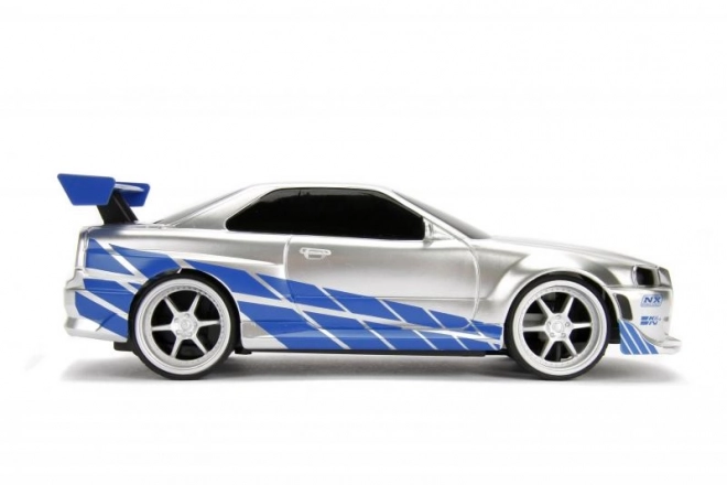 Snel en woest RC-auto Nissan Skyline 1:24
