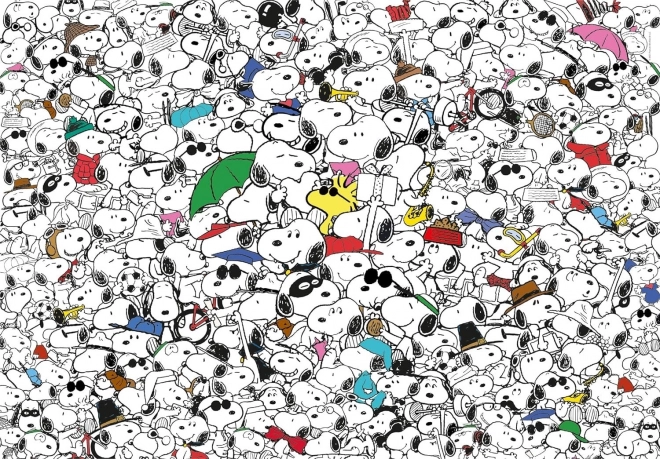 CLEMENTONI Onmogelijk Puzzel Peanuts 1000 stukjes