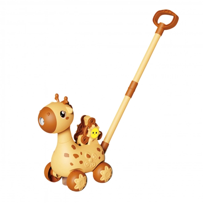 Bewegende giraffe 2-in-1 met bellenblaas voor kinderen