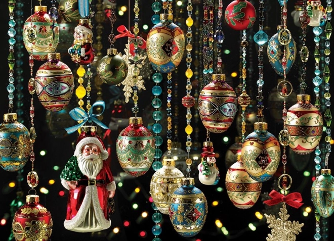 Puzzel Kerstversieringen 1000 stukjes COBBLE HILL