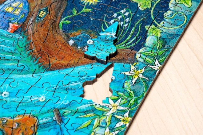 Houten puzzel magisch bos 500 stukjes