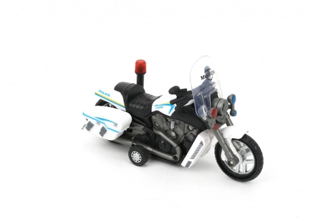 Politiemotorfiets met licht- en geluidseffecten