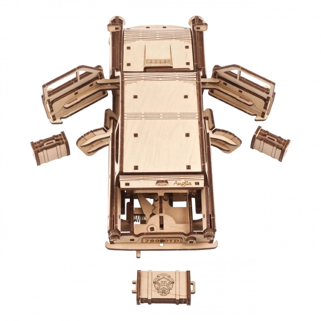 Ugears 3D houten mechanische puzzel Harry Potter Vliegende Ford Anglia