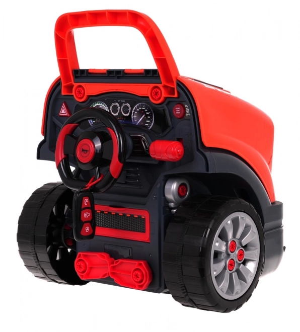 DIY Motor Meester - set voor kleine techniekers oranje