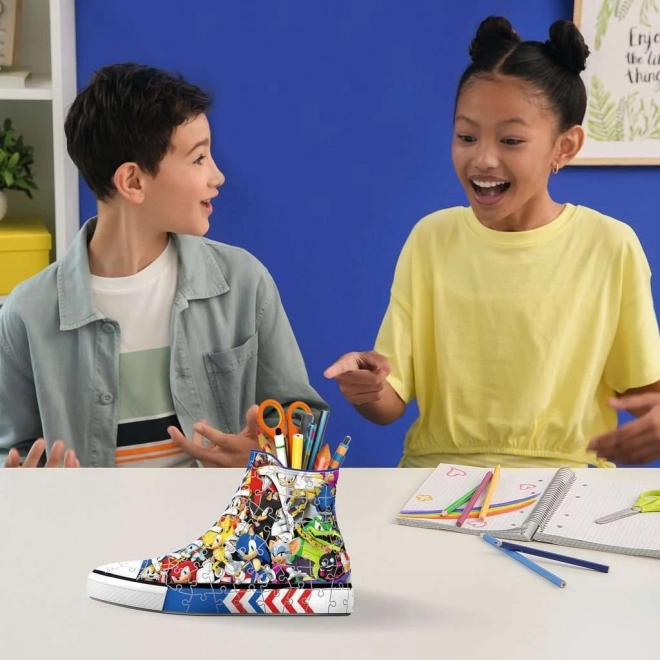Ravensburger 3D puzzel sneaker Egel Sonic 112 stukjes