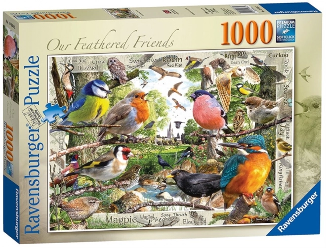 Puzzel Onze Gevederde Vrienden 1000 Stukken