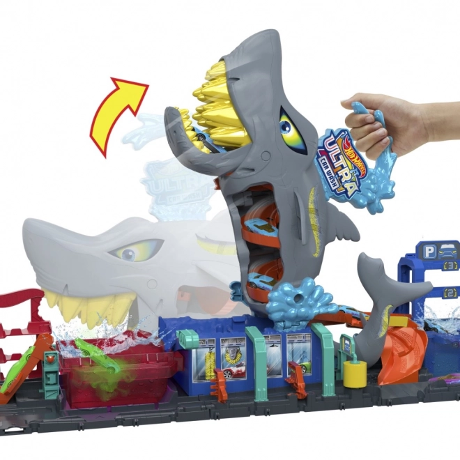 Hot Wheels Ultra Wasstraat Haai