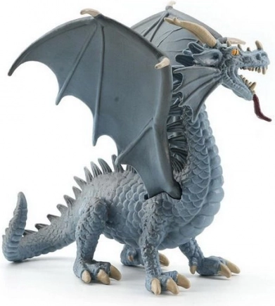 Beeldje Grijze Draak 15,5 cm