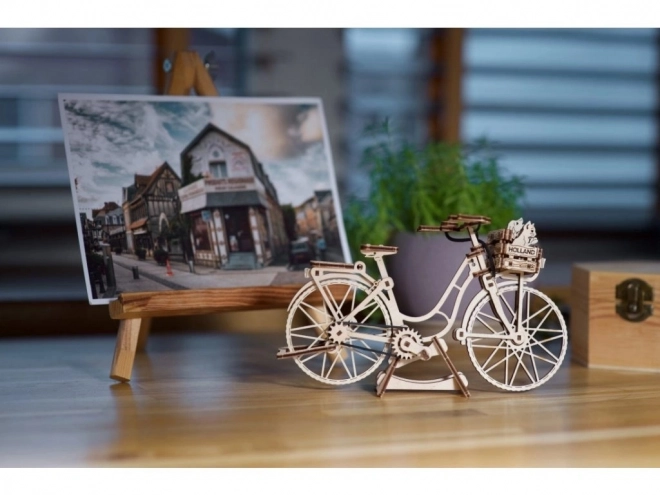 Ugears 3D houten mechanische puzzel Holland Fiets