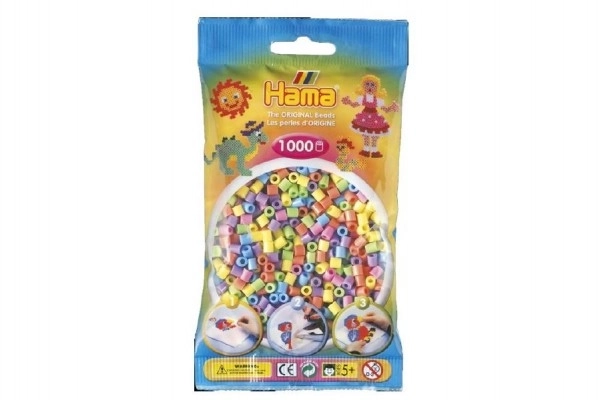 Strijkkralen Hama MIDI pastelkleuren 1000 stuks in zakje