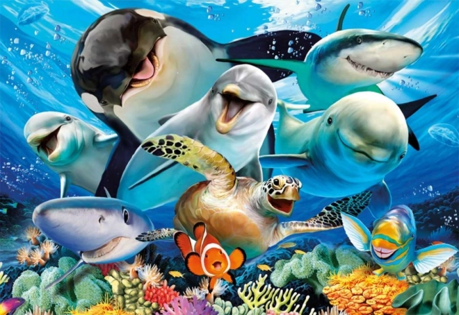 Educa Puzzel Onderwater Selfie 500 Stukken