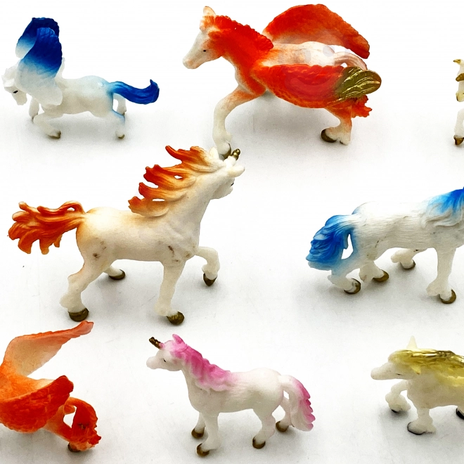 Set van eenhoornfiguren