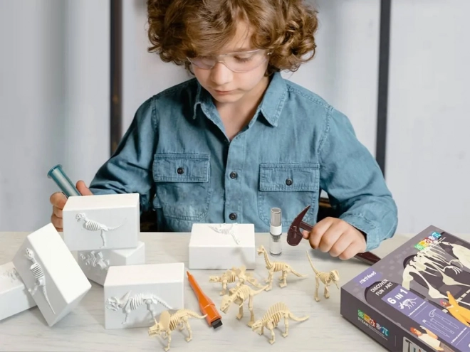 Dinosaurus opgravingen Tyrannosaurus Rex 6-in-1